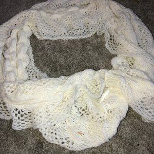 Cream Infinity Scarf